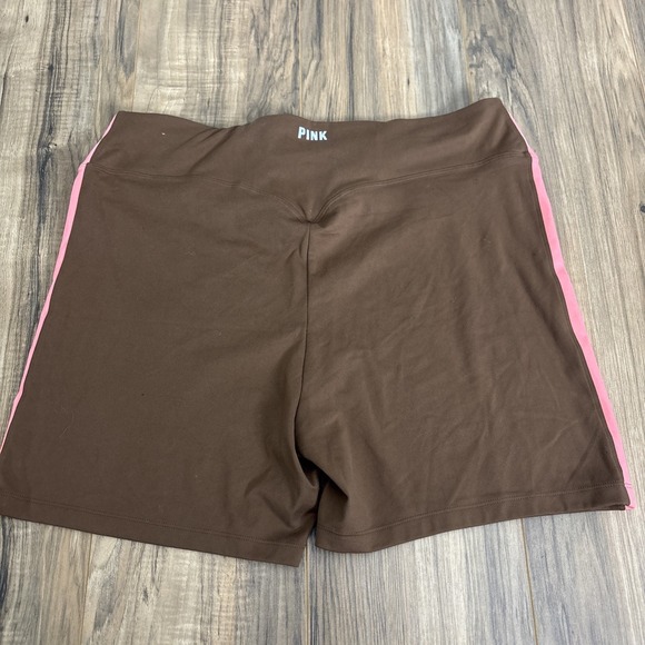 Pink Active Victoria Secret Women's Biker Shorts XXL Brown / Pink - Picture 7 of 7